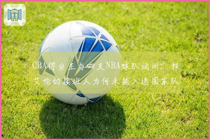 CBA得分王与四支NBA球队试训:郭艾伦的接班人为何未能入选国家队